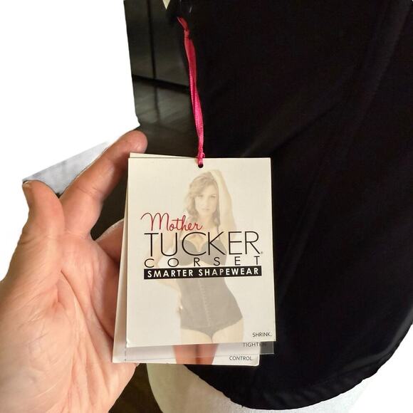 Belly Bandit Mother Tucker Corset Shapewear L Black Hook & Eye Closure NWT - Picture 3 of 12